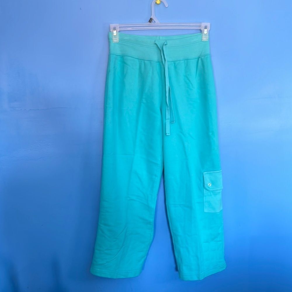Coldwater Creek Women's Size S Capri Sweatpants Drawstring Cotton Lounge Pants